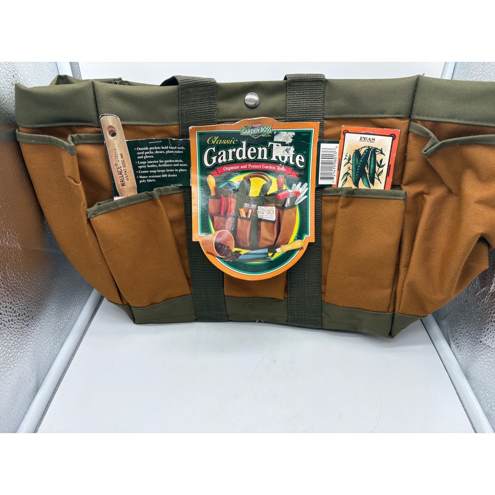 Vintage Bucket Boss Classic Garden Tote New Old Stock Brand New with Tags